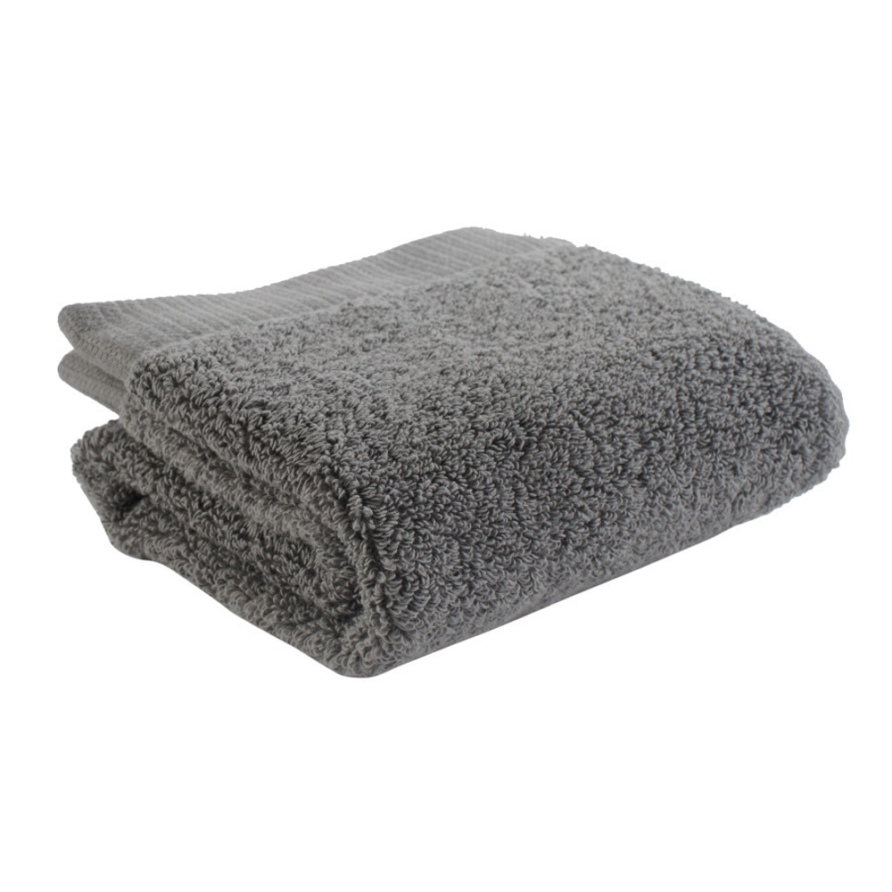 Полотенце для лица темно-серого цвета из коллекции essential, 30х50 см
