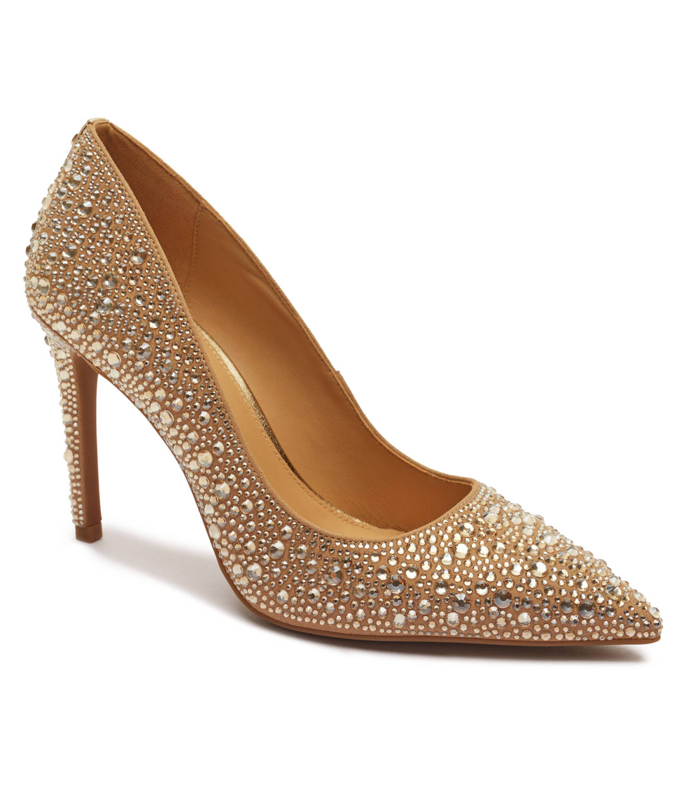 Кожаные туфли на шпильках alina Michael Kors - бежевый(40R4HNHP2S)