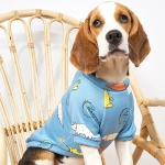 Кофта - толстовка для мелких пород собак «BRO Style», принт динозаврики, р M