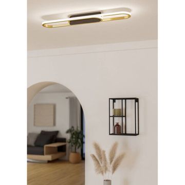 Светодиодный настенно-потолочный светильник с регулировкой цветовой температуры 20W 2700-6500K 902159 черный CONIVARENA Eglo