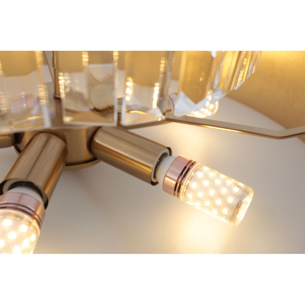 Люстра Rivoli Vickie 1051-306 6 х Е14 40 Вт хрусталь | Rivoli