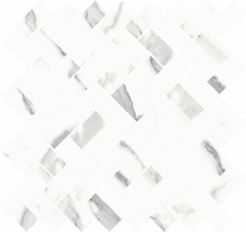 Мозаика STELLARIS STATUARIO WHITE MOSAICO CROSS (620110000211)
