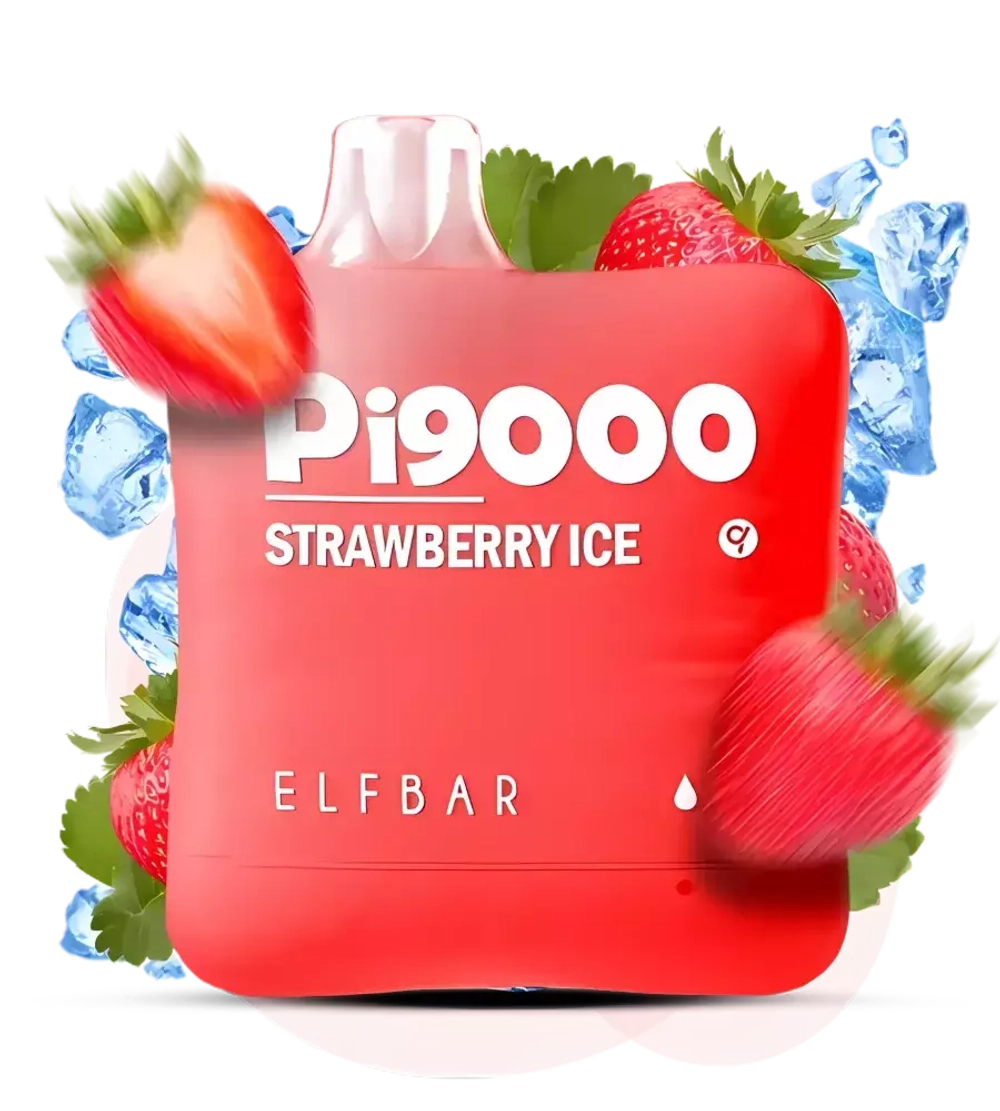 Elf Bar Pi9000 - Strawberry Ice (nic 5%)