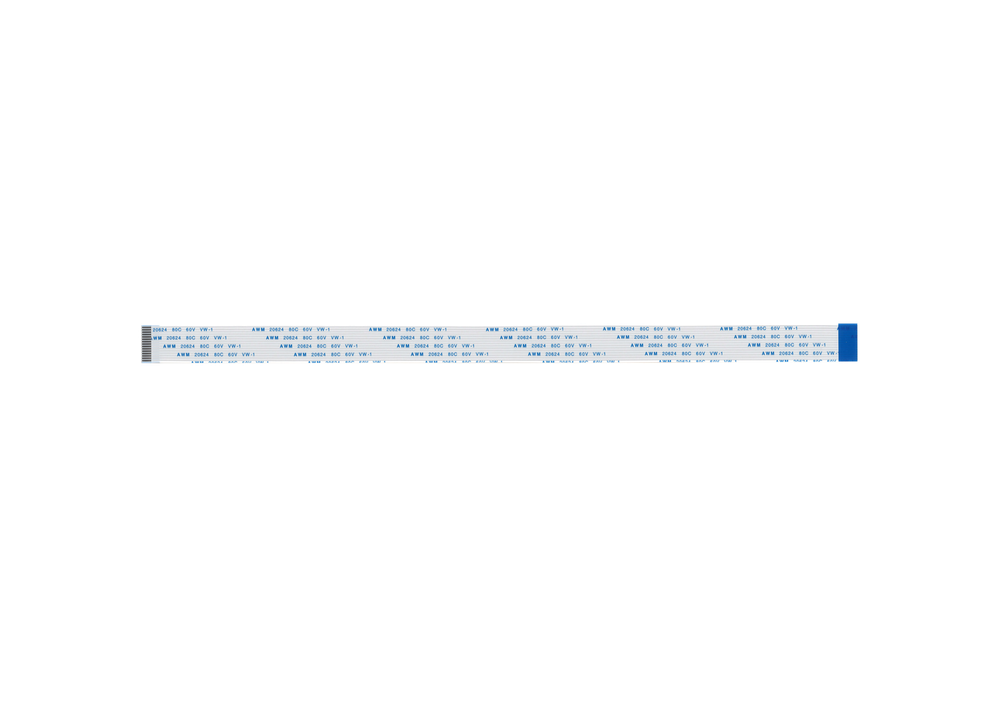 Шлейф 15 pin, 30 см, шаг 1 мм FFC, обратный Б