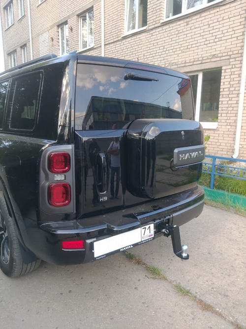 Фаркоп под квадрат для Haval H9 2G, c 2024 г., Бизон.FA 0520-E