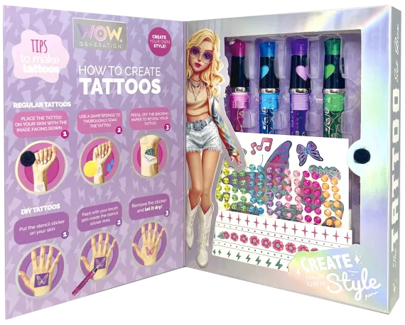 Набор для создания татуировок WOW Generation для детей 6+