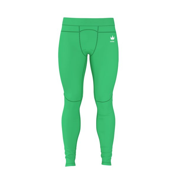 Леггинсы компрессионные Evolution Warm Tight — Green spark