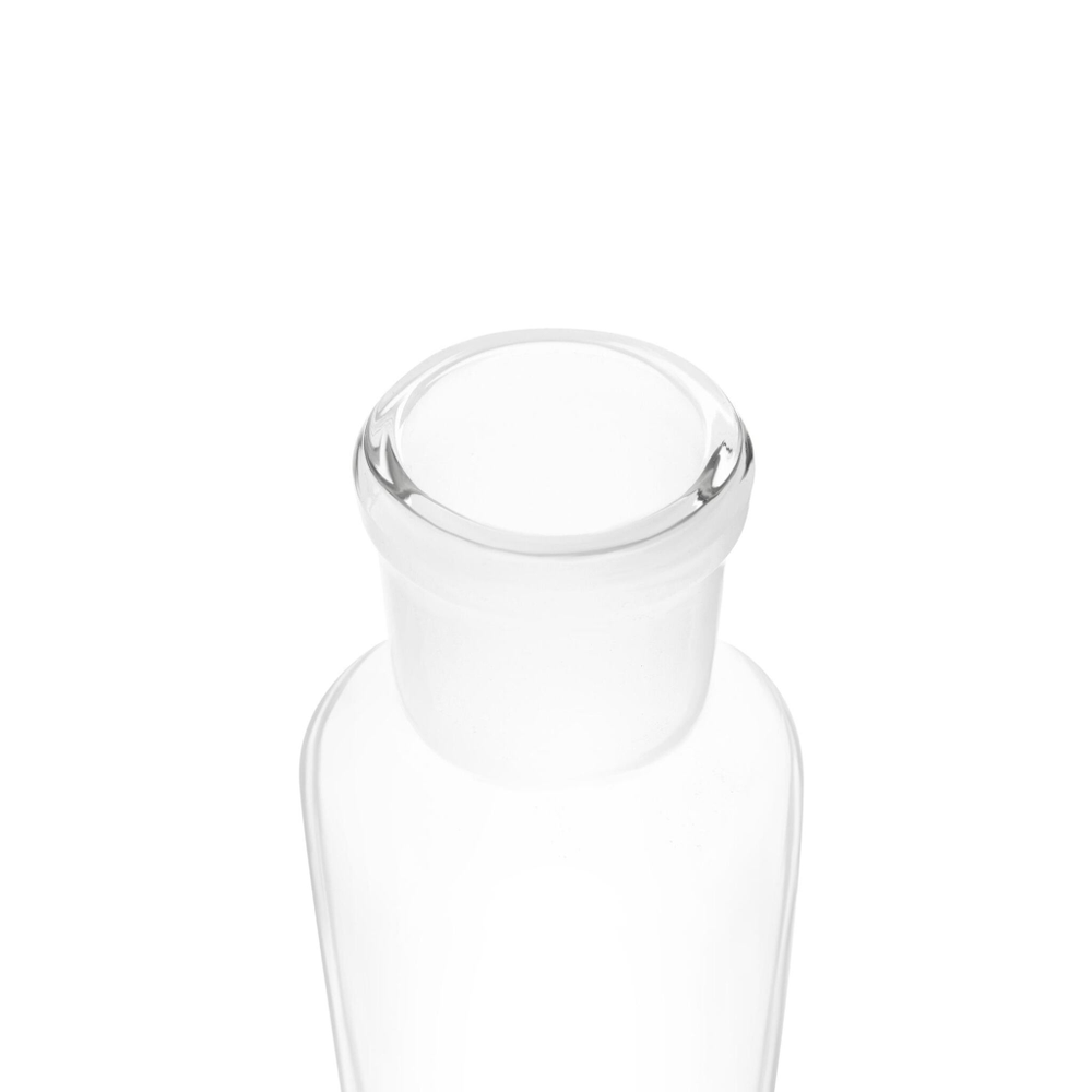 Цилиндр мерный стеклянный с пластиковой пробкой, 500 мл, с круглым стеклянным основанием