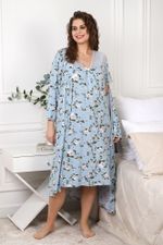 Халат Модест-3 Виотекс ГОЛУБОЙ