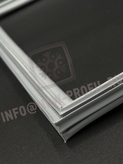 Уплотнитель для 2-х дверного холодильного стола для пиццы Cooleq PS900 размер 494*396 мм по пазу (006/033 АНАЛОГ)