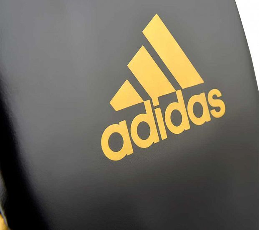 Лапы тренерские Adidas Speed 550 Micro Air Focus Mitt черно-золото-серебристые