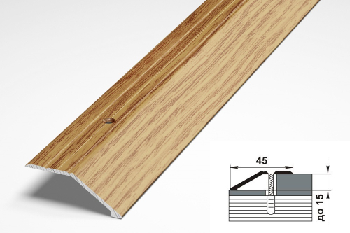 Порог ПР-04 25х15х900 Дуб универсал
