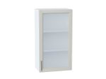 Шкаф верхний с 1-ой остекленной дверцей Сканди