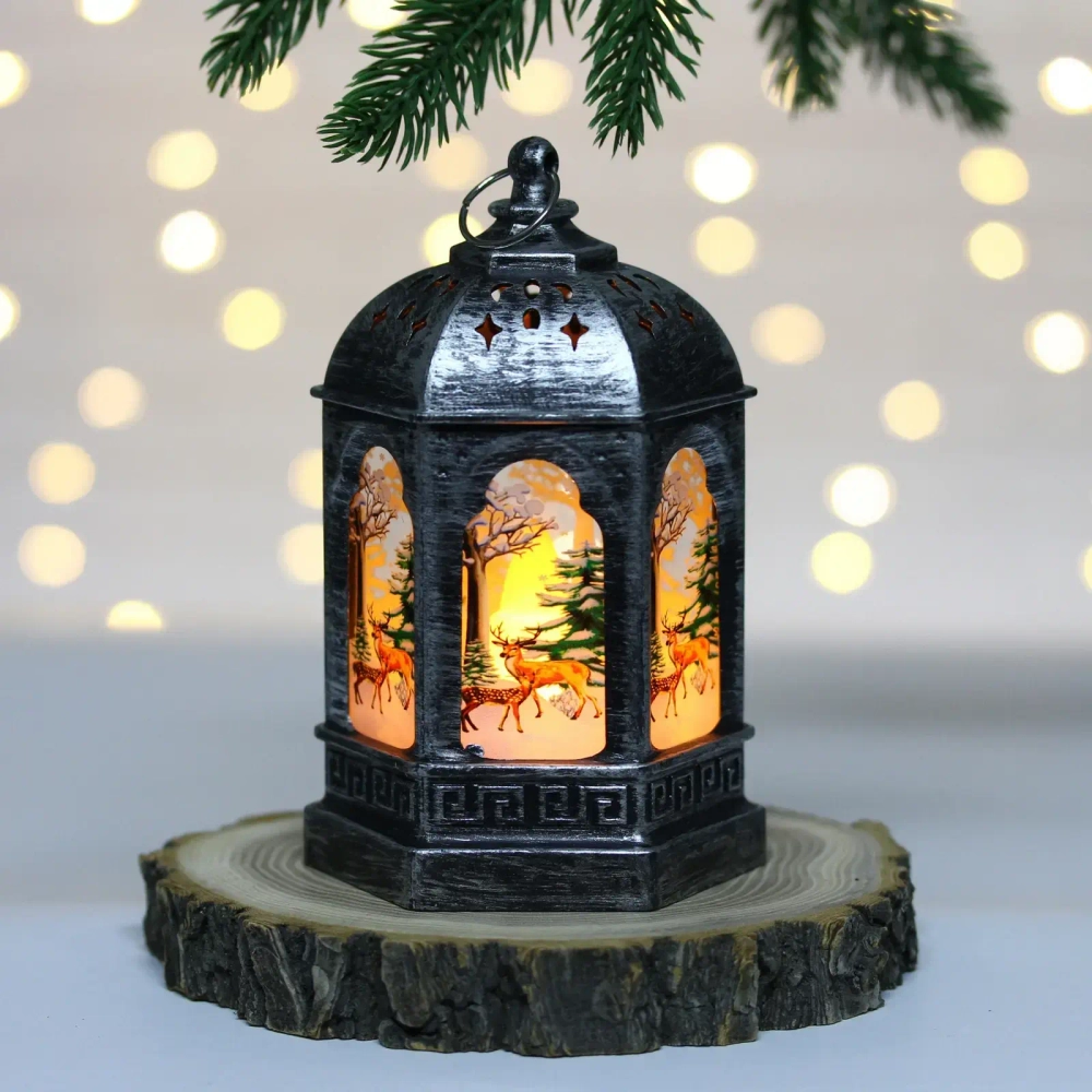 Сувенир с подсветкой «Сказочные игры» 8,5*14 см, Графит (работает от батареек LR44*3)