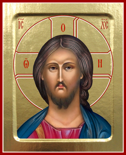 Икона Спасителя (оплечный) на дереве: 125 х 160 (Синопсисъ)
