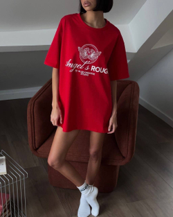 Футболка RED OVERSIZE