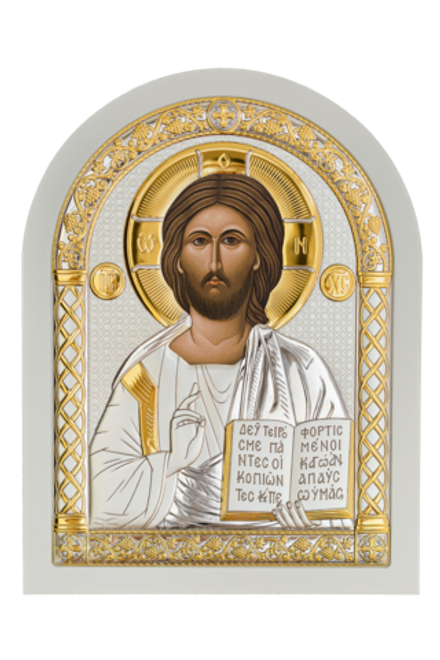 Икона Спаситель: арочная, 15х20,  А-4 (Греция)