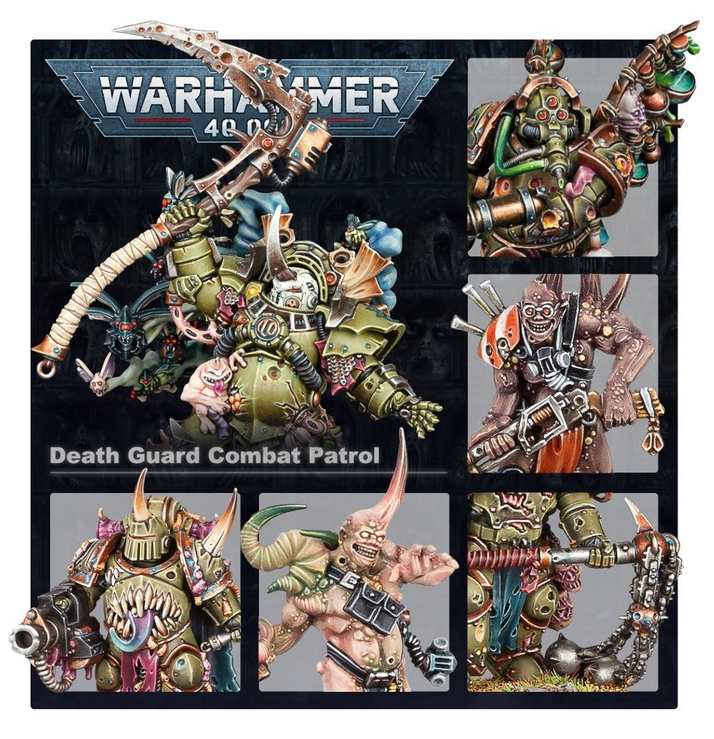 Набор пластиковых моделей Warhammer 40000 Combat Patrol: Death Guard