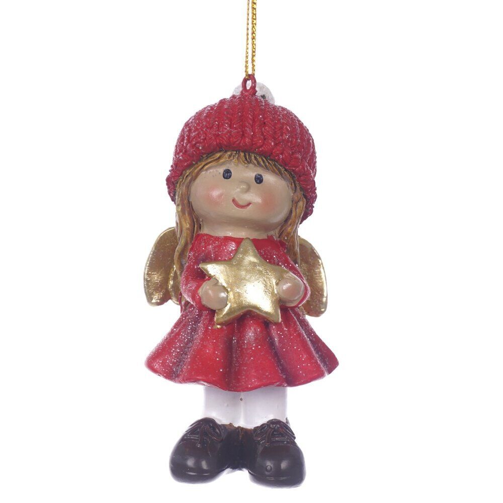 GAEM Фигурка декоративная подвесная "Ангел", L4,5 W3,5 H10 см, 2в.