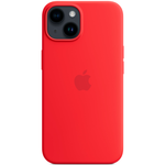 Силиконовый чехол с поддержкой MagSafe Apple Silicone Case для iPhone 14, Red (Красный)