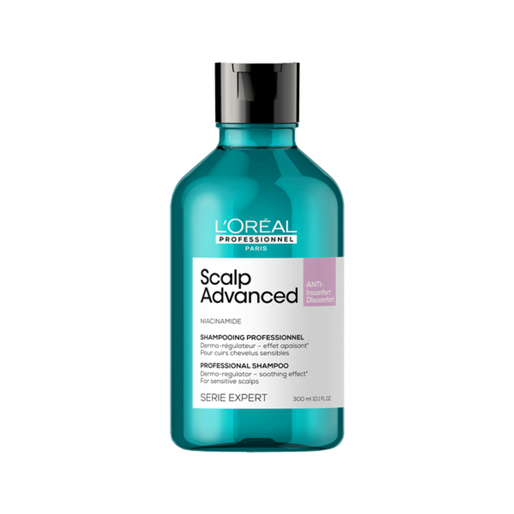 L'Oreal Professionnel Scalp Advanced шампунь регулирующий баланс чувствительной кожи головы, 300 мл.