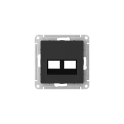 Накладка двойная AtlasDesign для информационных функций типа Keystone карбон SE ATN001090