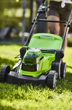 Газонокосилка аккумуляторная GREENWORKS G24X2LM41 2*24V, 41 см, без АКБ и ЗУ (2512607)