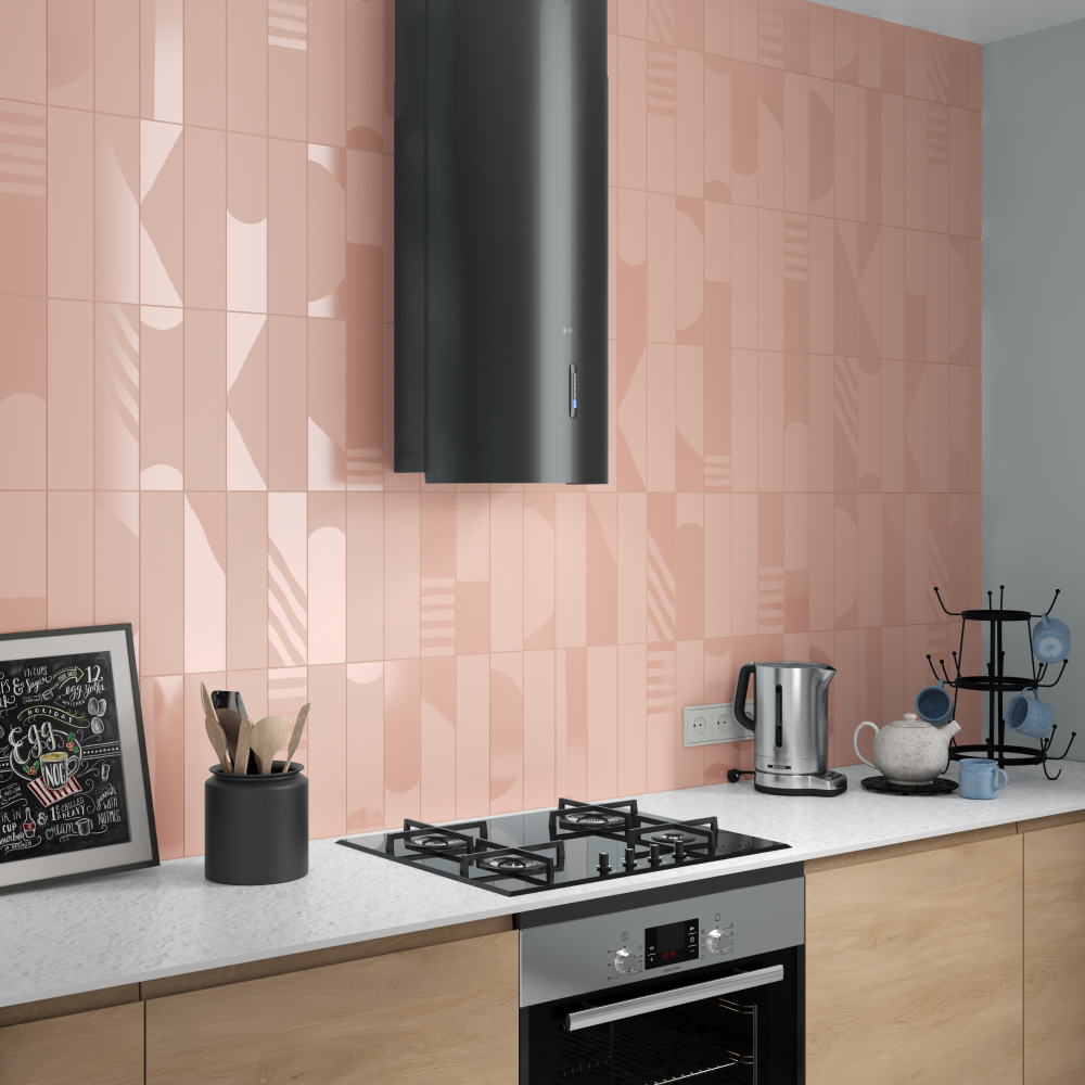 Smile Tile Rivera Soft Peach 7.5x30