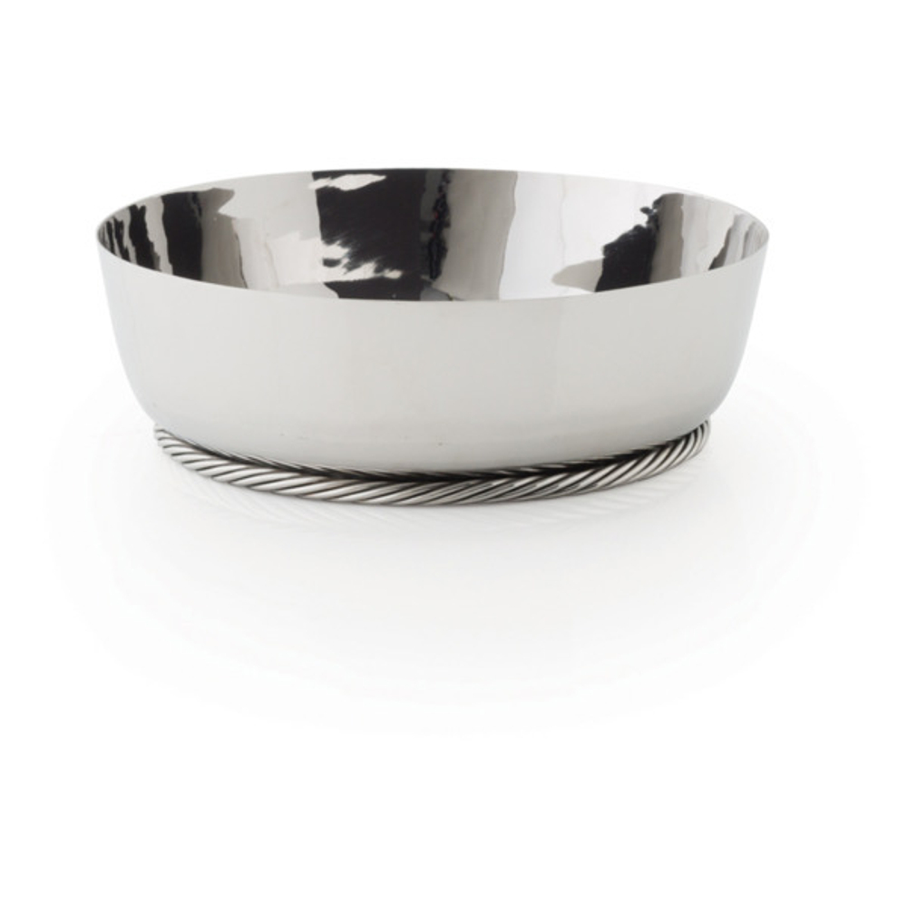 Чаша 28см Michael Aram Твист серебристая