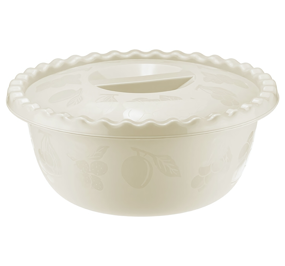 Миска круглая 5л. с крышкой