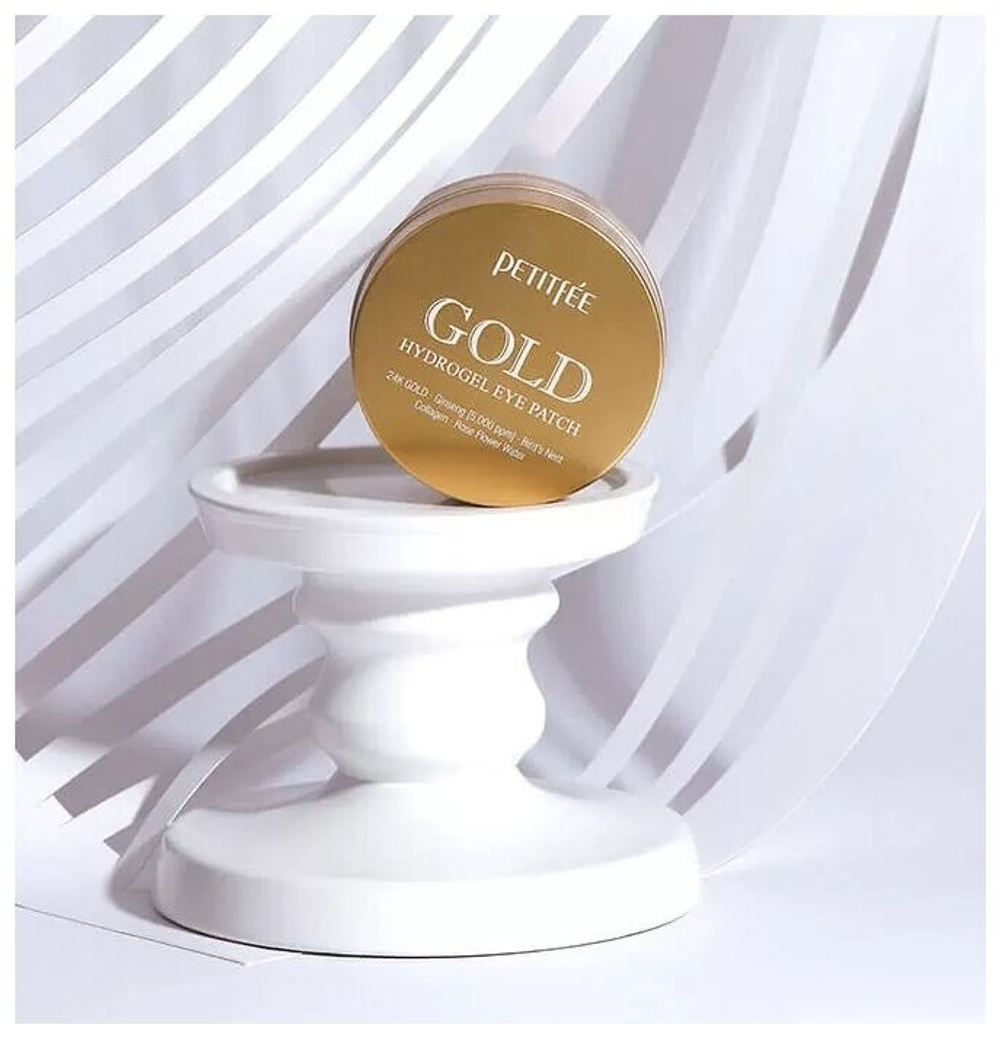 Petitfee Гидрогелевые патчи для кожи вокруг глаз Gold Hydrogel Eye Patch