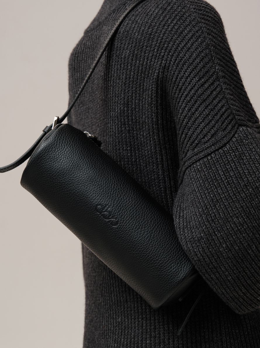 Кожаная сумка DBR 31343 черный