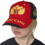 Вышитая бейсболка Россия