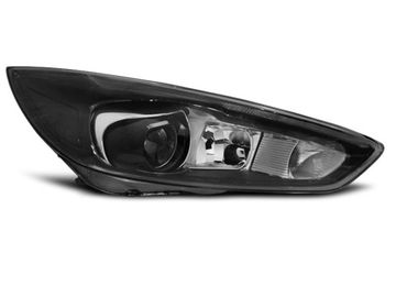Передние фары BLACK LED DRL для Ford Focus 3(III) FL