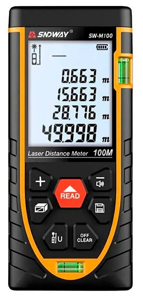 ДАЛЬНОМЕР ЛАЗЕРНЫЙ SNDWAY SW-М100 100М