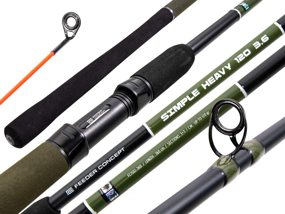 Удилище фидерное Feeder Concept Simple Heavy/ 360 см, до 120 г