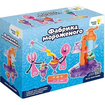 Тесто-пластилин "Фабрика мороженого" (Genio Kids-art)