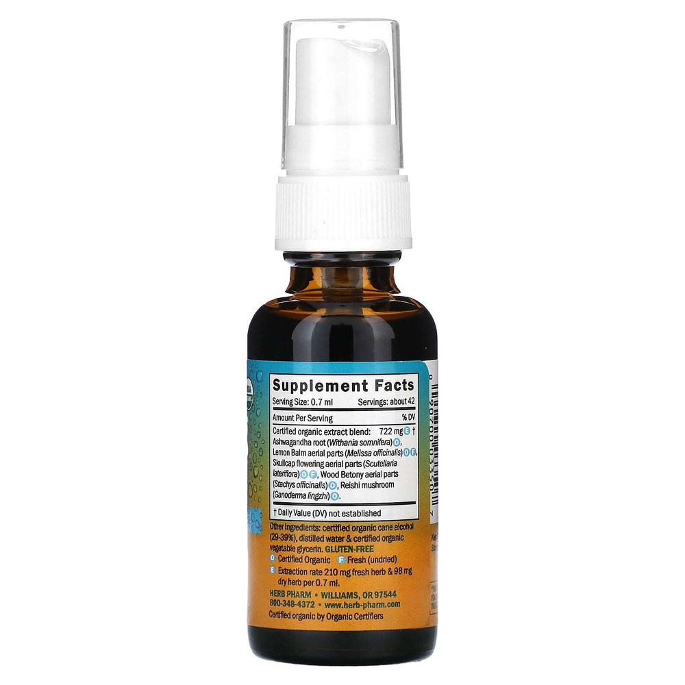 Herb Pharm, Ежедневный успокаивающий спрей, 30 мл (1 жидк. унц.)