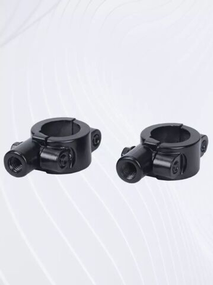 Хомут держатель зеркала заднего вида для руля мотоцикла, электросамоката (комплект, 2 шт.)