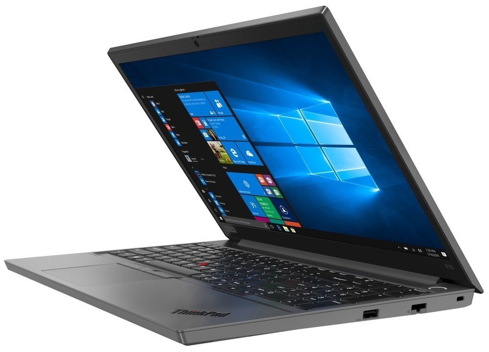 Ноутбук Lenovo ThinkPad E15-IML Intel Core i7 10510U, 1.8 GHz, 16384 Mb, 15.6; Full HD 1920x1080, 512 Gb SSD, DVD нет, AMD Radeon RX 640 2048 Mb, WiFi, Bluetooth, FPR, Windows 10 Professional, черный, 2.1 кг, 20RD0011RT