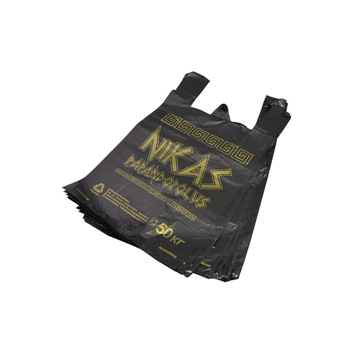 Пакет майка 30+17х55 (А10) Никас золото 100/1000