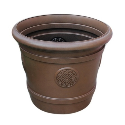 Горшок-кашпо для цветов "Medallion" 80л коричневый