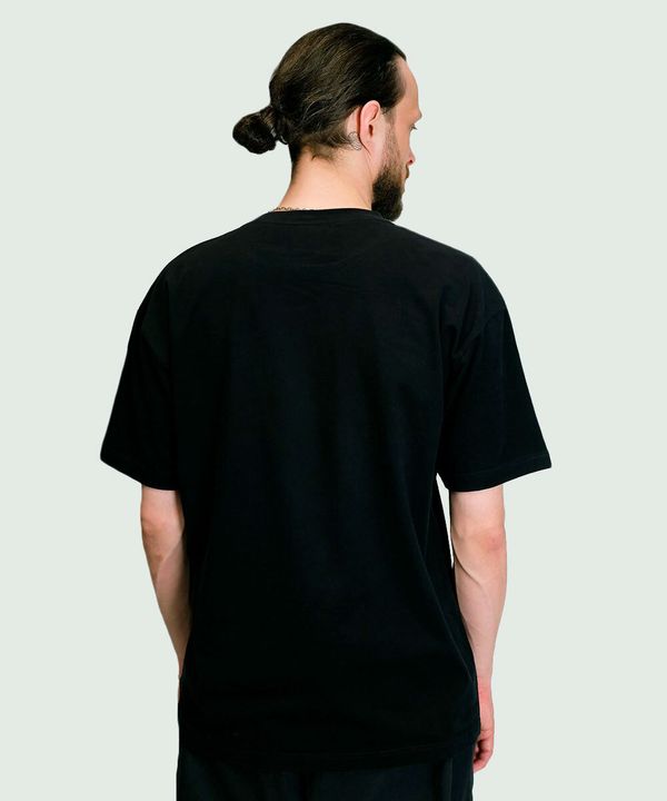 Футболка оверсайз Fork and Knife черная - фото 4