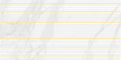 Olimpus Race Декор белый 25х50