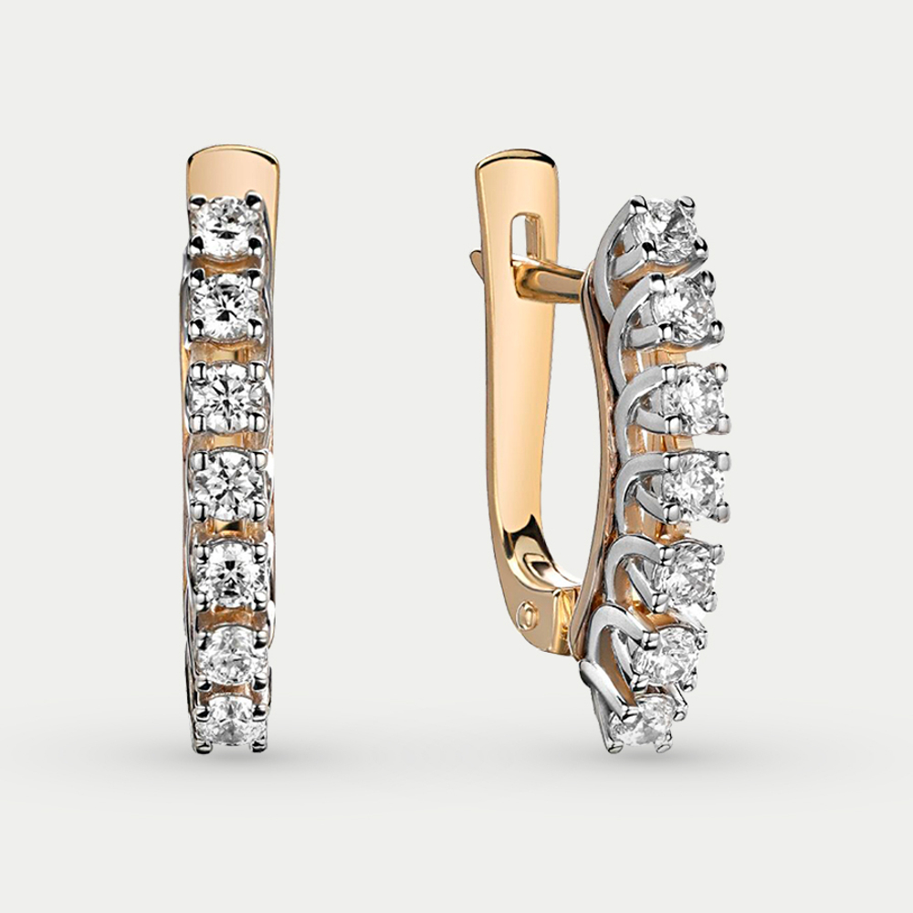 Серьги золотые