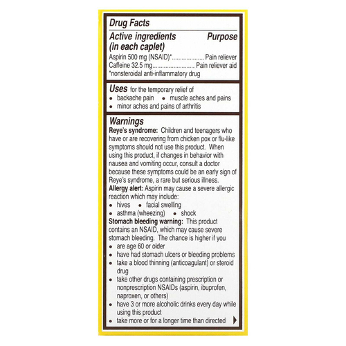 Bayer, Для спины и тела, 500 мг, 50 капсул в оболочке