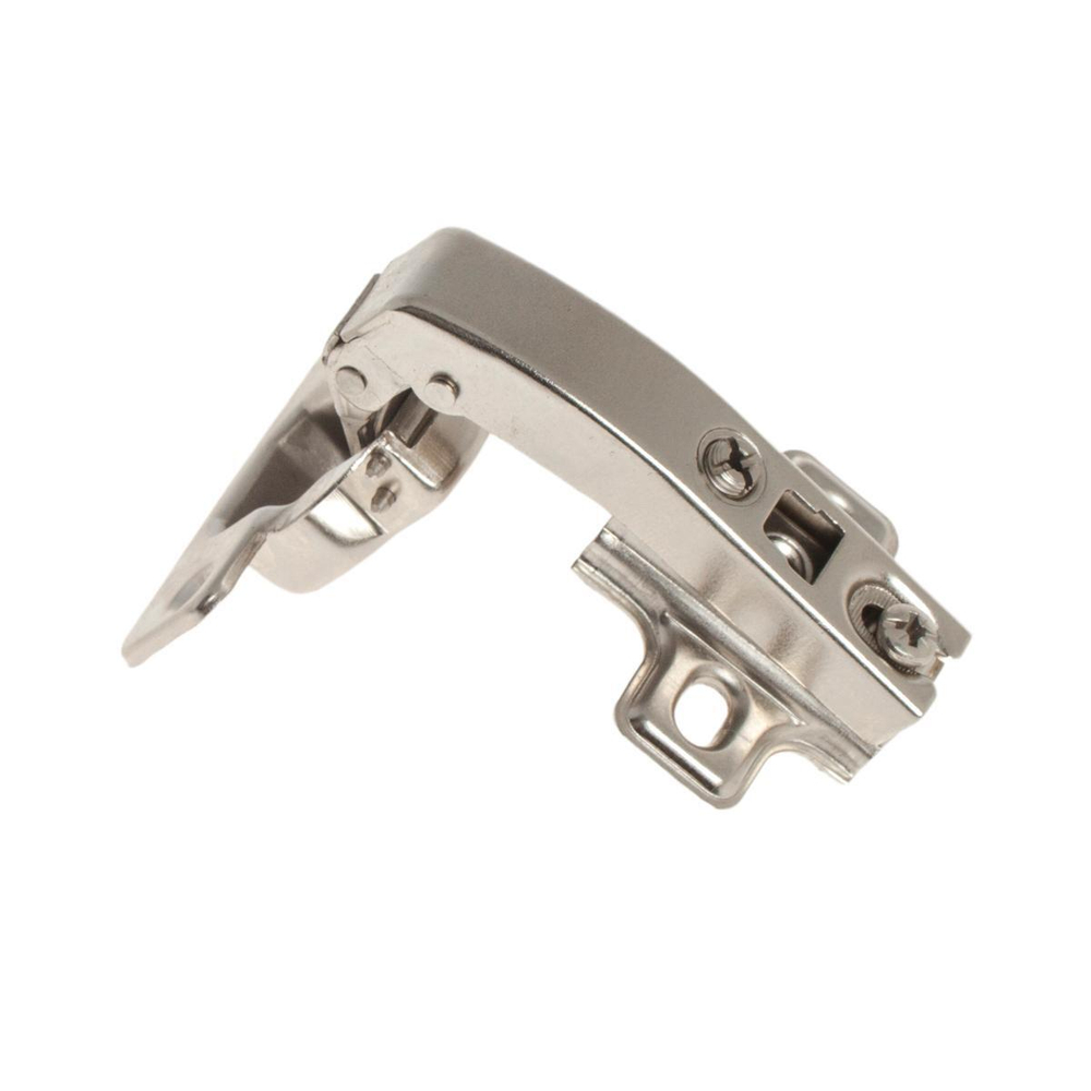 ПЕТЛЯ МЕБ. SLIDE-ON РАВНОЛЕЖ. 90* С ОТВ.ПЛ (БЕЛЫЙ ЦИНК 2 ШТ)