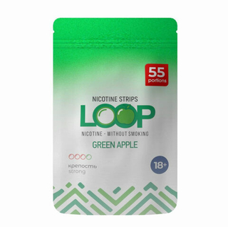 LOOP GREEN APPLE НИКОТИНОВЫЕ ПЛАСТИНКИ (12 МГ) - ЗЕЛЕНОЕ ЯБЛОКО