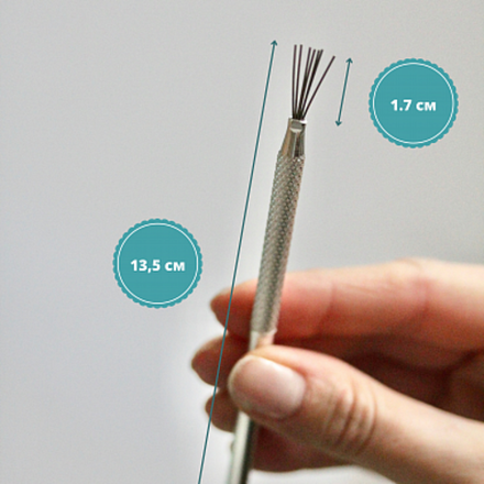 Кисть текстурная металлическая / стек для лепки