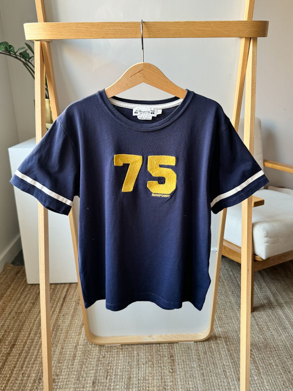 Хлопковая футболка Bonpoint, 140